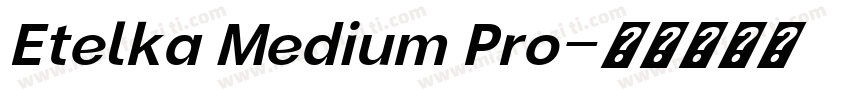 Etelka Medium Pro字体转换